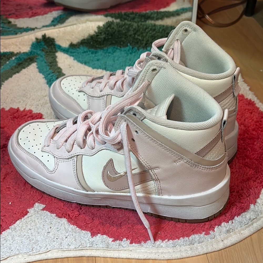 Nike Women’s Dunk High Up Rebel “Pink Oxford”